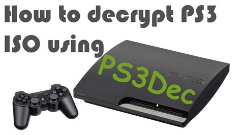 https://github.com/al3xtjames/ps3dec|How to decrypt using PS3Dec with dkey .
